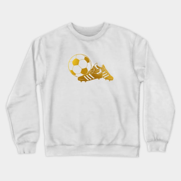 Soccer Art Crewneck Sweatshirt by erzebeth